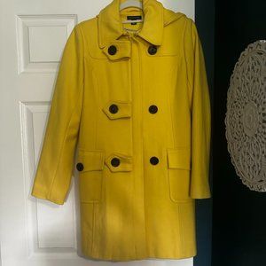 Women's Yellow Tommy Hilfiger Trench Size 2